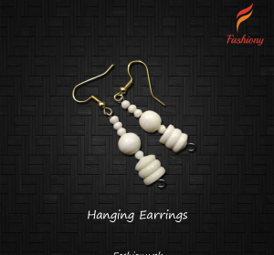 Hanging Earrings (Engraved Beads)