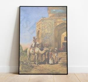 Royal Mughal Camel Painting