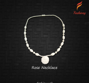 Rose Necklace (Engraved Beads)