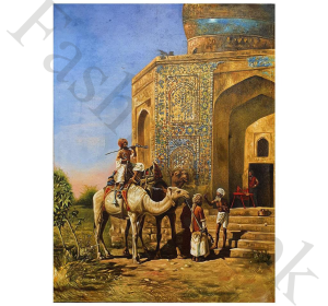 Royal Mughal Camel Painting