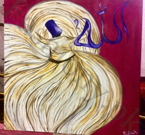 A Whirling Dervish Painting